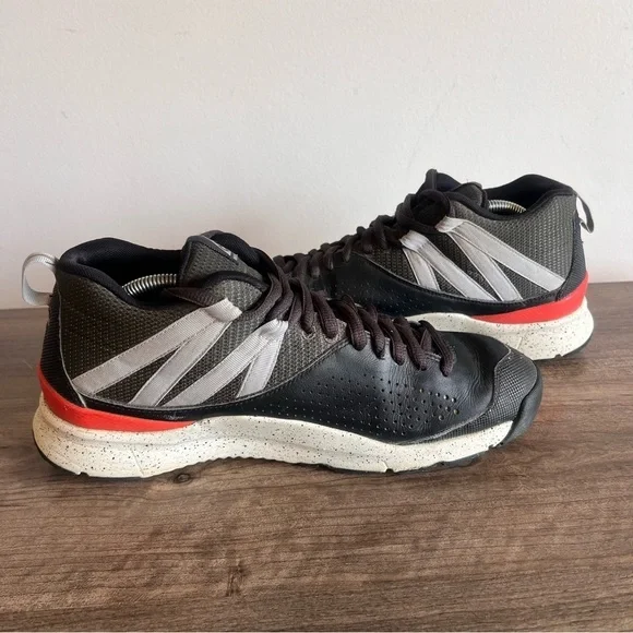 Nike Okwahn II ACG Wolf Grey Quickstrike Black Red Men's Shoe Size 12 #813